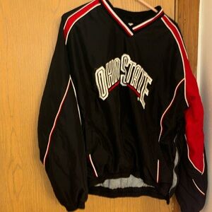 Black and Red 58 Sports Ohio State Wind Breaker